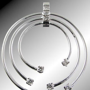 Diamond Necklace .35TDW 14KT White Gold
